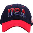 thumbnail image 4 of Gorra de béisbol unisex bordada con la bandera de Estados Unidos y América, de algodón, para hombres y mujeres, adolescentes JAMW Sencillez, 4 of 4