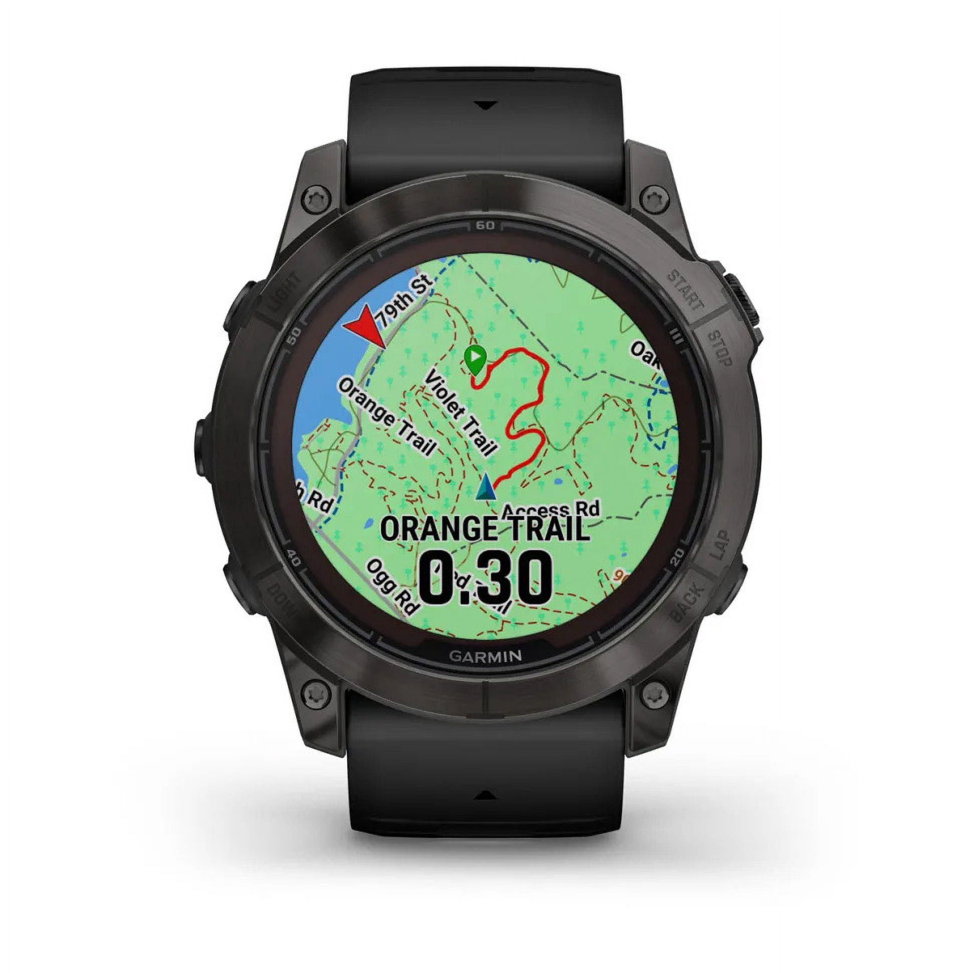 【美品】Garmin Fenix 7X Pro Dual Power 51mm Garmin Fenix 7X Pro Sapphire Solar 51 MM GPS Smartwatch with