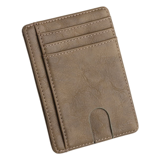 Juego de tarjetas antidesgaste antimagnéticas con protección RFID para tarjetas bancarias, portatarjetas de identificación, portatarjetas de autobús, posición para múltiples tarjetas