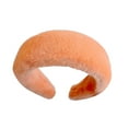 thumbnail image 1 of Banda Para El Cabello Banda Para El Cabello Ancha Banda Para El Cabello Banda Para El Cabello Moda Banda Para La Cabeza Ancha Banda Para La Cabeza De Felpa Antideslizante ANGGREK Naranja, 1 of 2