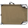 thumbnail image 4 of Suitable for Outdoor,Lawn,Courtyard,Beach,Sunbathing,Folding Sun Lounger with Taupe Aluminium, 4 of 7