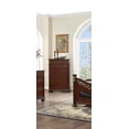 thumbnail image 4 of Royal Gorgeous Traditional Est King Size Bed Dresser Mirror Chest Wooden Brown Finish 4p Set Bedroom Furniture, 4 of 8