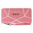 thumbnail image 1 of Womens Wallet Cluth Wristlet Wrist strap Long Purse, 1 of 5