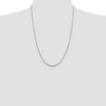 thumbnail image 4 of 925 Sterling Silver Box Chain Styles Necklace 1.5 mm Round 24 inch, 4 of 4