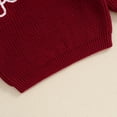 thumbnail image 6 of Toddler Baby Girl Boy Merry Christmas Sweaters Jolly Long Sleeve Crewneck Warm Knit Pullover Sweatshirt Tops Cute Fall Winter Clothes, 6 of 8