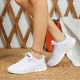 thumbnail image 2 of Wome'n Casual Solid Mesh Sneakers Running Shoes Soft Sole Breathable Sports Gym Workout Tennis Shoes for Women, 2 of 9