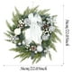 thumbnail image 2 of Ganfancp Corona de Flores Luz Brillante Ilumina La Noche Corona de Flores Corona de Navidad Corona de Navidad Decoración de La Puerta de Navidad Artículos En Liquidación 1X Guirnalda de Navidad para, 2 of 7