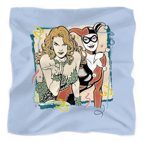Batman Totally Harley & Ivy Bandana (21 in x 21 in)