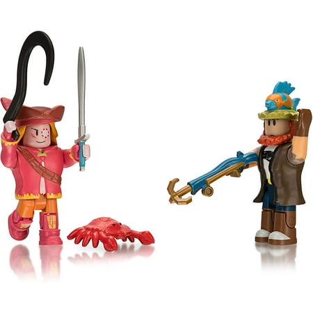 Roblox Celebrity Collection - Bootleg Buccaneers: Fisherman Joe + Bittersweet: Ruby Wake Two Figure Bundle [Includes 2 Exclusive Virtual Items]