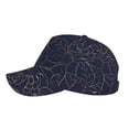 thumbnail image 5 of Fotbe Navy Dark Blue Baseball Cap, Navy Dark Blue Print Dad Hat,Outdoor Hat,Adjustable Sports Cap, Perfect For Activities, 5 of 9