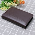 thumbnail image 2 of MasteelfCA PU Leather Cover A6 Zipper Notebook Loose-Leaf Business Notepad With Calculator (Coffee), 2 of 7