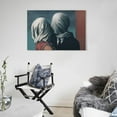 thumbnail image 5 of The Lovers Paintings By Rene Magritte Canvas Wall Art Poster Artworks Picture Print Poster Wall Art Painting Canvas Gift Decor Home Posters Decorative 24x36inch(60x90cm), 5 of 6