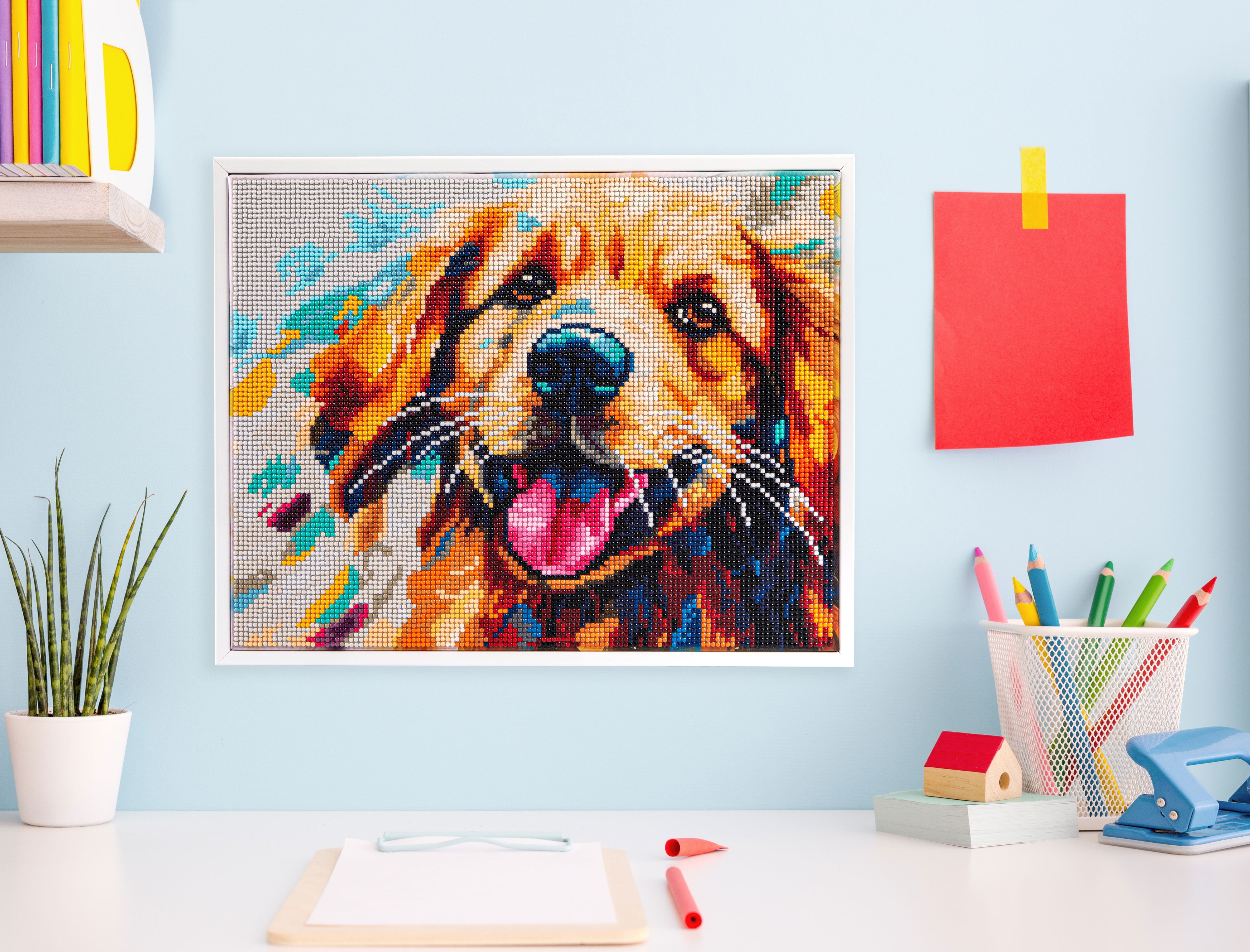 DIAMOND DOTZ® Color Splash Dog Special Edition Diamond Painting