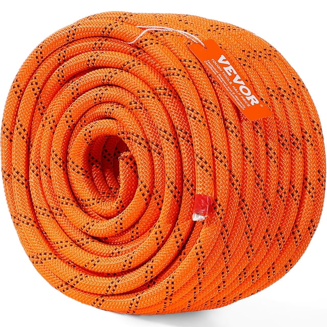 Cuerda VEVOR de poliéster de doble trenzado, 12 mm x 36,57 m, 8000 libras