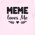 thumbnail image 4 of Inktastic Meme Loves Me Baby Clothes Girls Baby T-Shirt, 4 of 5