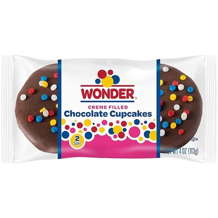 Wonder 2ct Chocolate Cupcakes 4oz