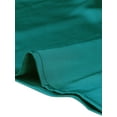 thumbnail image 5 of INSPIRE CHIC Haut en Satin Plissé à Encolure Ronde à Boutons devant pour Femme Bleu Vert P, 5 of 5