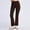 Brown, variant on MASKERT Women’s Fleece Lined Flare Pants, High Waist Stretch Casual Pants with Cargo Pockets, Soft Warm Bootcut Pants for Fall Winter