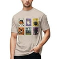 thumbnail image 1 of T-shirt à Manches Courtes pour Homme avec Graphique de Baseball d'Halloween, Col Rond Décontracté, Tee pour l'Été, Activités Intérieures et Extérieures, Tissu Confortable et Extensible, 1 of 5