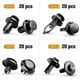 thumbnail image 3 of 120pcs Car Plastic Rivets Retainer 6.3mm 8mm 9mm 10mm Expansion Screws Replacement Kit Bumper Push, 3 of 5