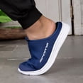 thumbnail image 3 of Men’s Lightweight Slip On Mule Sneakers Breathable Cushioned Casual Walking Shoes with Non Slip Sole for Travel Indoor Outdoor Everyday Comfort Wear, 3 of 7