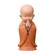 thumbnail image 2 of Mesa de té decorativa Monk Home, ideal para el salón o la sala de estar. Diseño zen pequeño, plegable, con base de madera y estructura de dos niveles. Perfecta para relajarse en el, 2 of 9