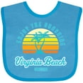 thumbnail image 3 of Inktastic Summer Enjoy the Sunshine Virginia Beach Virginia in Blue Boys or Girls Baby Bib, 3 of 4