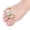 Blue & White, variant on Nieyigj Silicone Toe Separators 8pcs Washable Reusable Nail Art Pedicure Care Tool for Overlapping Toes Bunion Relief Spa Home Use Blue & White 3.15 inches / 8 cm