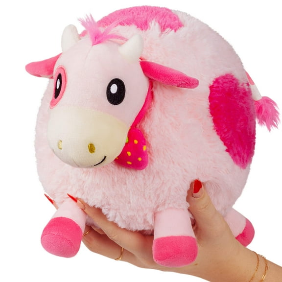 Squishable / Mini Strawberry Cow 7" Plush