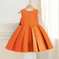 thumbnail image 6 of WhouRiu Girls Elegant Sleeveless Dress Wedding Birthday Party Gown Cute Bow Ruffle Princess Dresses, 6 of 8