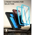 thumbnail image 2 of Poetic Revolution Case for iPhone 16 Plus 6.7 inch with Built-in-Screen Protector, Light Blue, 2 of 5