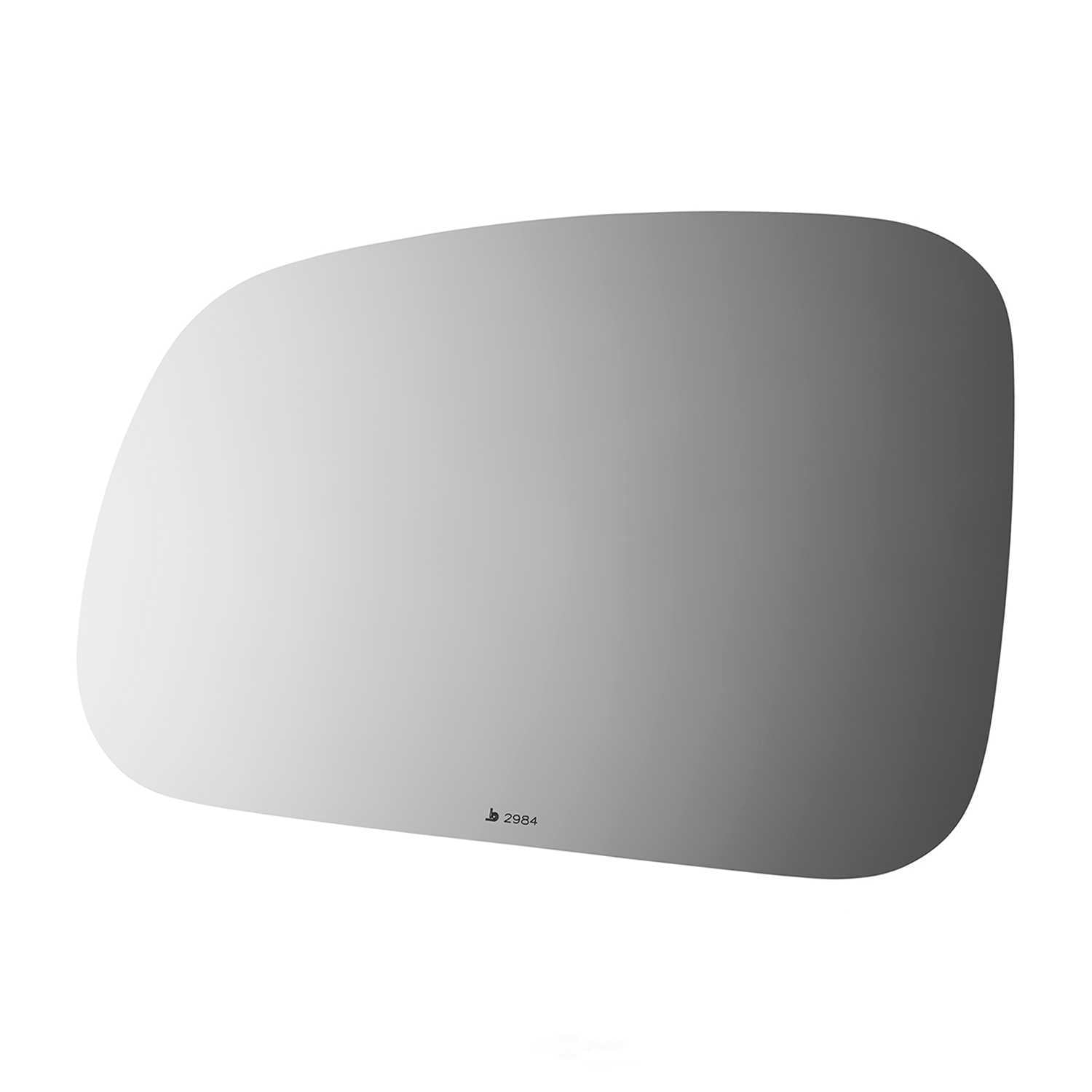 Burco Side View Mirror Replacement Glass - Clear Glass - 2984
