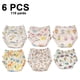 thumbnail image 1 of 6-Pack Unisex Cotton Reusable Potty Training Underwear Breathable Toddler Boys and Girls Pee Training Panties, 1 of 4