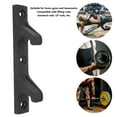 thumbnail image 4 of Weight Bar Storage Rack, Wide Application  Display 2Pcs Wall Mount Barbell Holder  for Home, 4 of 8