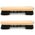 thumbnail image 2 of Pool Table Brush, 2Pcs Durable Billiard Cleaner, Comfortable Wood for Black Eight Small Table, 2 of 8