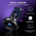 thumbnail image 5 of "Micrófonos Usb Rgb Condensador Cardioide Para Pc / Tel Gamer negro ", 5 of 5