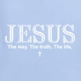 thumbnail image 5 of Wild Bobby Jesus the Way. The Truth. The Life Inspirational/Christian Men Long Sleeve Shirt, Light Blue, 3X-Large, 5 of 5