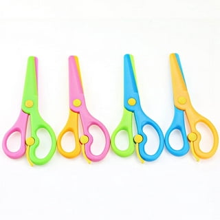 Channie's Safety Scissors for Small Hands (Ages 3-5) - Kid-Safe Plastic  Training Scissors for Preschoolers, Child Hand-Eye Coordination  Development, Kids Scissors, Toddler Safety Scissors (2 pack) 