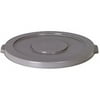 CONTINENTAL COMMERCIAL Huskee 1002GY Receptacle Lid, 10 gal, Plastic, Gray, For: Huskee 1001 Container