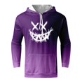 thumbnail image 4 of VBARHMQRT Vintage Sweatshirt Male Gradient Hooded Long Sleeve Sweatshirt Athleisure Sweatshirt, 4 of 5