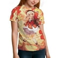 thumbnail image 6 of Genshin Impact Kids Short Sleeve Tee Shirt Novelty Crewneck T-Shirts Unisex Summer Blouse Tops for Boys Girls 140CM, 6 of 8