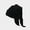 Black, variant on Cute Rabbit Ear Knit Hat Casual Thickenend Ear Protection Knit Hat for Woman