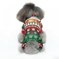 thumbnail image 4 of Christmas Dog Costume Soft Outfits Snowflake Xmas tree, Pet PJS Jumpsuits Sweaters for Small Medium Dogs/Puppy/Cats, 4 of 9