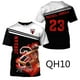 thumbnail image 3 of Verano Venta Caliente Nueva Tee Jordan No . 23 T-shirt Impresión 3D De Los Hombres De La Camiseta De Ocio Deportes De Manga Cortapangjing, 3 of 3