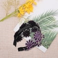 thumbnail image 6 of Unique Bargains 1 Pc Fashion Wide-side Headband 6.3"x4.92" Purple, 6 of 6