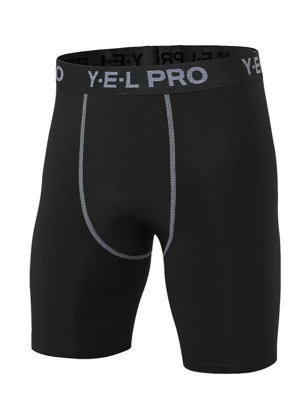 EFINNY Mens Skin Tights QuickDry Sports Shorts Leggings