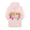 thumbnail image 2 of Uourmeti Funny Dance Capybara Fox Teen Girls Hooded Pullover Long Sleeve Soft Comfy with Pockets Casual Loose Top for Travel Size 13-14, 2 of 7