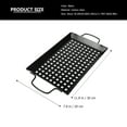 thumbnail image 2 of Phenofice slotted grill pan Black Non-stick Griddle Pan for Weekend Use 1Set, 2 of 8