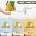thumbnail image 5 of Leaves Yellow Green LED Desk Lamp Table Lamp USB Bedside Nightstand Small Lamp for Bedroom Living Room Kids Room, 5 of 8