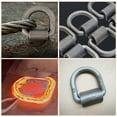thumbnail image 3 of unbranded Gancho De D Para Remolque De Metal Soldable Ancla Resistente Para Asegurar Carga Color Plateado, 3 of 8